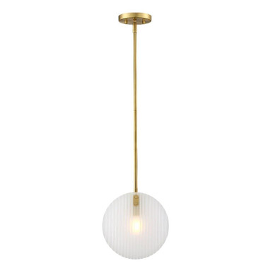 Sky Fall 1 Light Pendant 10.75 Inch and 10 Inch Wide by Designers Fountain - D311C-10P-BG