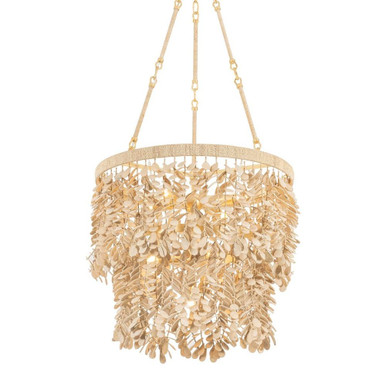 Naxos 8 Light Chandelier 21.25 Inch Tall and 24 Inch Wide by Corbett - 552-24-VGL