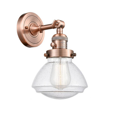 Olean 1 Light Industrial Wall Sconce 9.38 Inch Length by Innovations - 203SW-G32