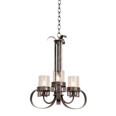 Bexley 3 Light Small Chandelier by Kalco - 2897VI