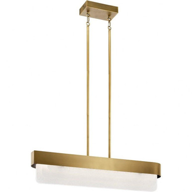 Serene 2 Light LED Linear Chandelier by Kichler - 44160NBRLED