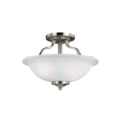 Emmons 2 Light 13 Inch Wide Semi Flush Mount by Generation - 7739002