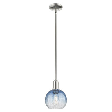 Brookhaven Globe 1 Light Stem Mini Pendant 11.63 Inch Tall by Innovations - 716-1S-G483-8