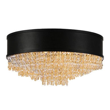 Medina 7 Light 16 Inch Wide Flush Mount by CWI - 5687C16-11-101