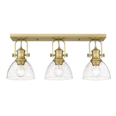 Hines 1 Light 25.13 Inch Wide Semi Flush Mount by Golden - 3118-3SF