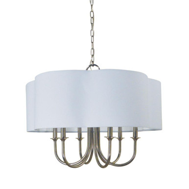 Desire 6 Light Medium Chandelier by Framburg - 4990 PN