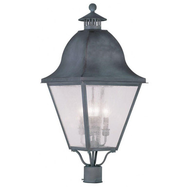 Amwell 2 Light Small Outdoor Pendant by Livex - 2546