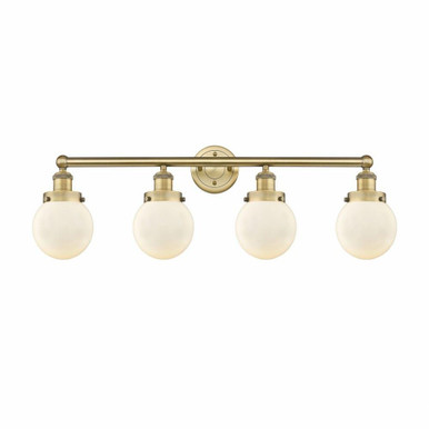 Beacon 4 Light Industrial Vanity Light 33.5 Inch Wide by Innovations - 616-4W-BEAC