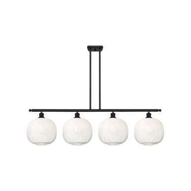 Brookhaven Sphere 4 Light Stem Hung Island 48.75 Inch Wide by Innovations - 516-4I-G481-10