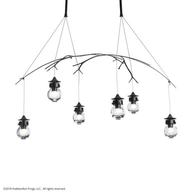 Kiwi 6 Light Large Short Pendant by Hubbardton Forge - 136560-short