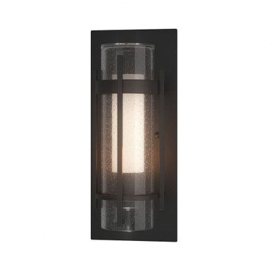 Banded Seeded Glass 1 Light Wall Mount 12 Inch Tall by Hubbardton Forge - 305896