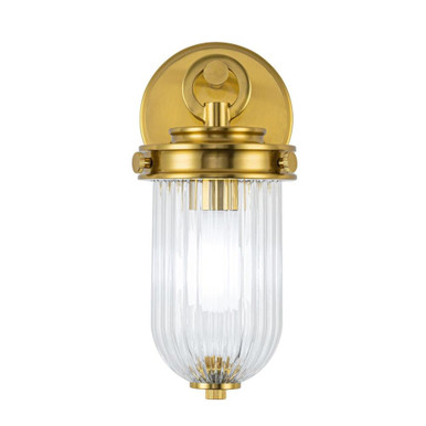 Myla 1 Light Wall Sconce 10.9 Inch Tall and 4.88 Inch Wide by Artcraft - AC12021BR