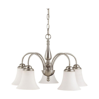 Dupont Five Light Chandelier 21.5 x 16.75 Inches by Nuvo - 60/1822