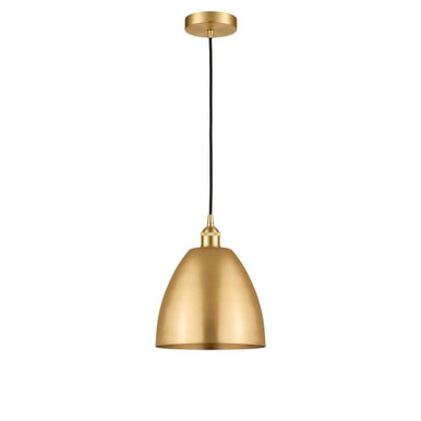 Edison Dome 1 Light Small Pendant 12.88 Inch Tall by Innovations - 616-1P-MBD-9