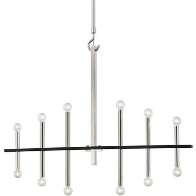 Colette 12 Light Chandelier 36.75 Inches Tall and 44 Inches Wide by Mitzi - H296812
