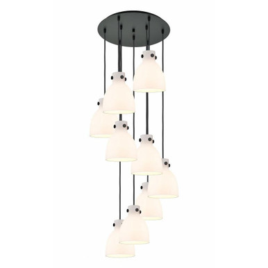 Newton Bell 9 Light Large Pendant by Innovations - 119-410-1PS-G412-8