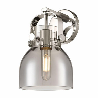 Pilaster II Bell 1 Light Wall Sconce 10.13 Inch Tall by Innovations - 423-1W-G412-6