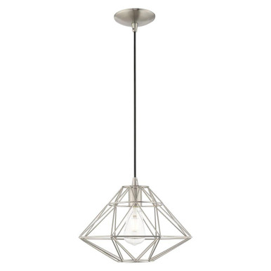 Paxten 1 Light Medium Pendant by Livex - 41323