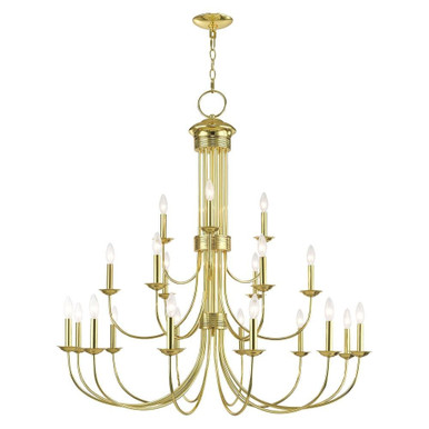 Estate 21 Light Oversized Chandelier by Livex - 42688