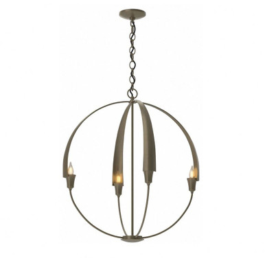 Cirque 4 Light Medium Chandelier by Hubbardton Forge 104203 - 104203