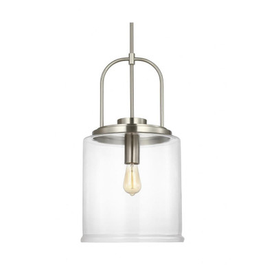 Anders 1 Light Large Pendant 26 Inch Tall by Visual Comfort Studio - GLP1051