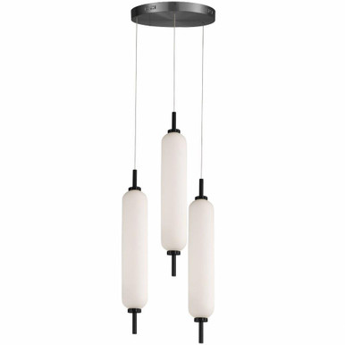 Typha 30W 3 LED Multi Pendant 14.25 Inch Tall and 12 Inch Wide by Dainolite - TYA-1230LEDP
