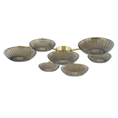 Birmingham 56W 7 LED Flush Mount 5.75 Inch Tall X 51.5 Inch Wide by Corbett - 512-52-VPB