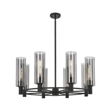 Crown Point 8Light Stem Chandelier 15.25 Inch X 32 Inch Wide by Innovations - 434-8CR-G434-12_P