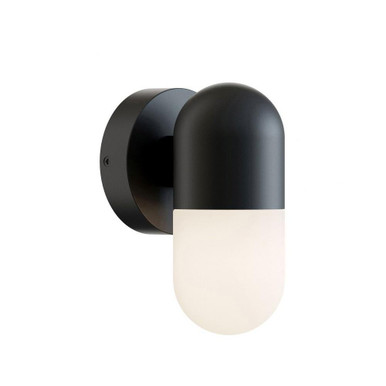 Irvine 8W 1 LED Light Outdoor Wall Lantern by AFX - IRVW0408LAJUDBK
