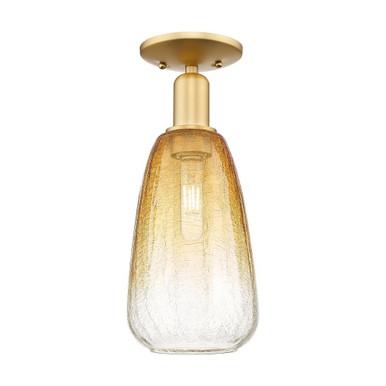 Brookhaven Almond 1 Light Semi Flush Mount 14.5 Inch Tall by Innovations - 716-1C-G480-6_P