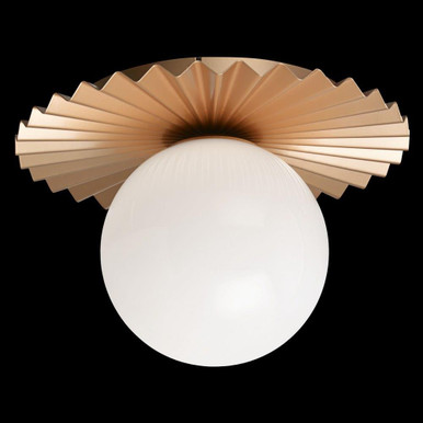 Modern Ruff 1 Light 13 Inch Wide Flush Mount by Matteo - X83111