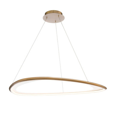 Oyster 57W 1 4CCT LED Pendant 0.75 Inch Tall and 42 Inch Wide by dweLED - PD-41442