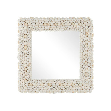 Piddock Square Mirror 22 Inch Tall and 22 Inch Wide by Currey Company - 1000-0164