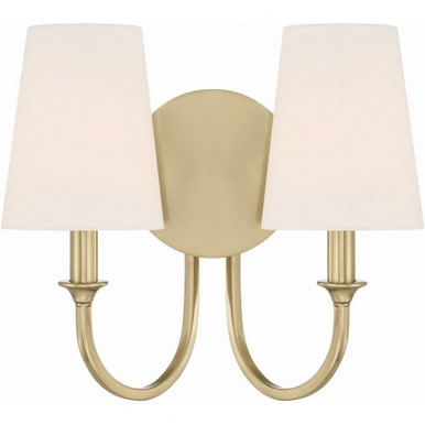 Payton 2 Light Candle Style Wall Sconce by Crystorama - PAY-922