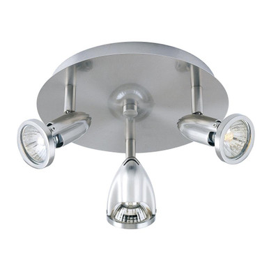 Agron 3 Light 9 Inch Wide Flush Mount by ET2 - E30001-10SN