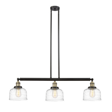 Bell 3 Light Stem Adjustable Island 13 Inch X 40.5 Inch Wide by Innovations - 213-G7