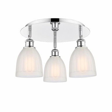 Brookfield 3 Light 17.5 Inch Wide Flush Mount by Innovations - 516-3C-G44