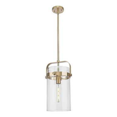 Pilaster 1 Light Stem Mini Pendant 17.13 Inch X8 Inch Wide by Innovations - 413-1SM-G413-1S-8_P
