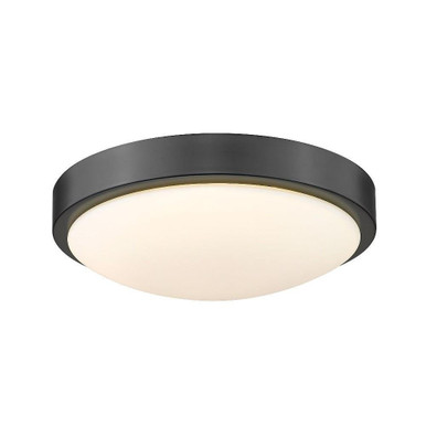 Gabi 16W 1 LED 10 Inch Wide Flush Mount by Golden - 9128-FM10