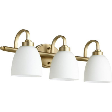 Reyes 3 Light Vanity Light by Quorum - 5060-3