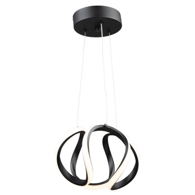 Mira 15W LED Small Pendant by Artcraft - AC7637BK