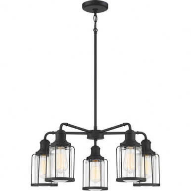 Ludlow 5 Light Medium Chandelier by Quoizel - LUD5026EK