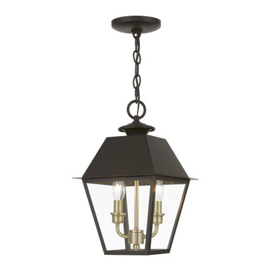 Wentworth 2 Light Small Outdoor Pendant by Livex - 27217