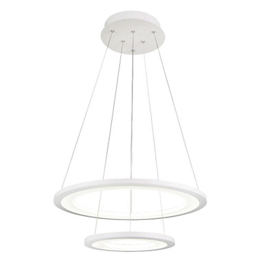 Alloha LED Light Medium Chandelier by CWI - 5665P24-2-103