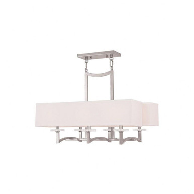 Woodland Park 6 Light Small Chandelier by Livex - 50706