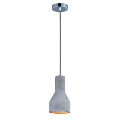 Crete 1 Light Mini Pendant by Maxim - 12392GYPC