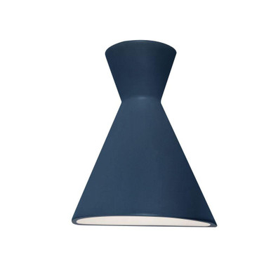 Ambiance 12W 1 LED Retro Closed Top Outdoor Wall Sconce by Justice Design - CER-3100W