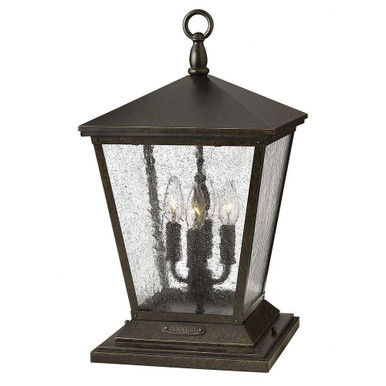 Trellis 4 Light Large Outdoor Pier Mount 11 x 19.75 Inches by Hinkley  - 1437