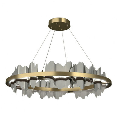 Hildene 60W 1 LED Oversized Pendant 38 Inch Length by Hubbardton Forge - 139653HF