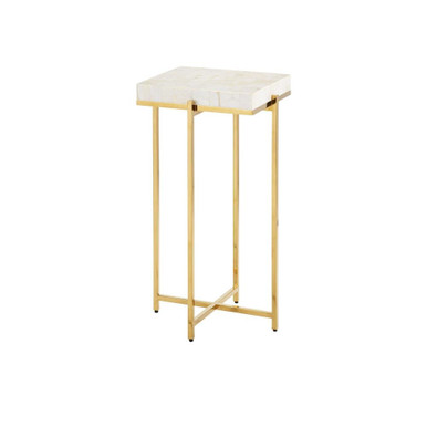 Casey Pearl Accent Table 23.25 Inch Tall and 11 Inch Wide by Currey Company - 4000-0225